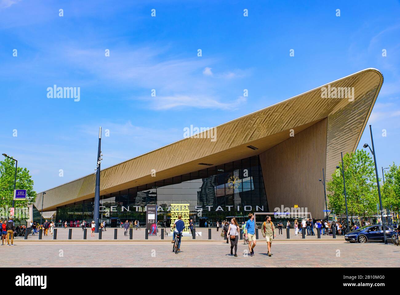 Stazione centrale di Rotterdam, Paesi Bassi Foto Stock