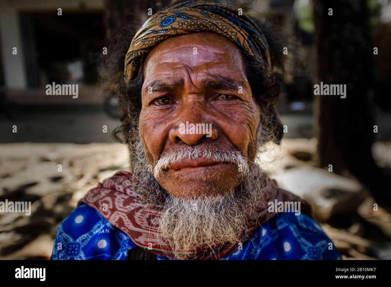 Uomo Da Timor Ovest, Kefamenanu, Indonesia Foto Stock