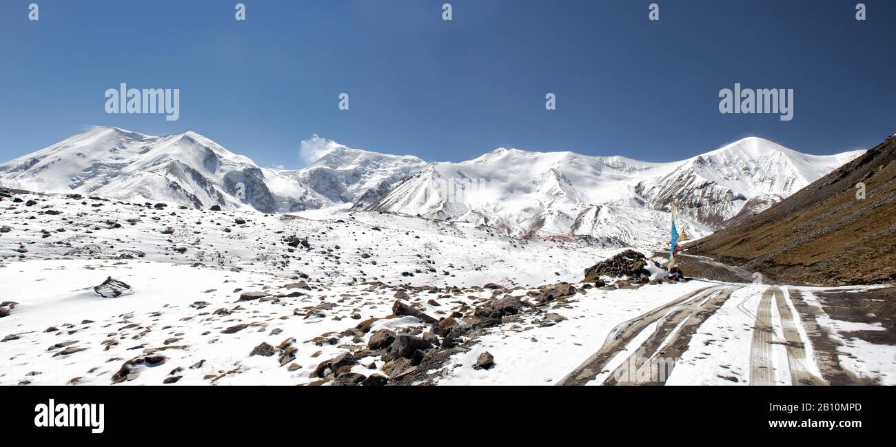 Santo Vertice Di Amnymachen, Provincia Di Qinghai, Cina Foto Stock