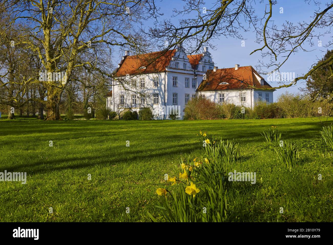 Palazzo Boldevitz Vicino Bergen, Ruegen, Mecklenburg-Pomerania Occidentale, Germania Foto Stock