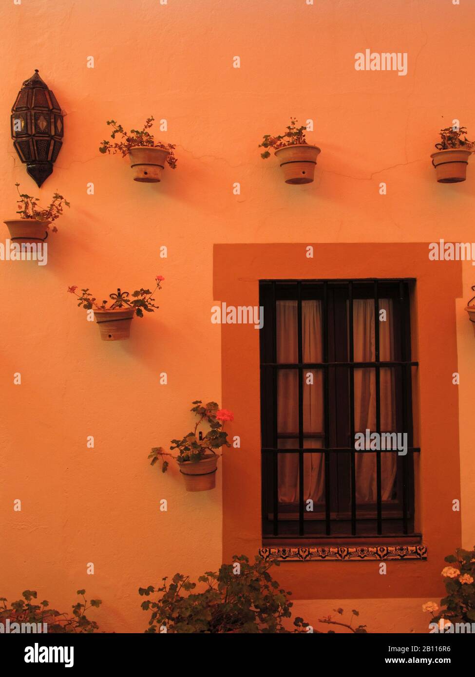 Decorazione dell'hotel. Siviglia. Andalusia, Spagna Foto Stock