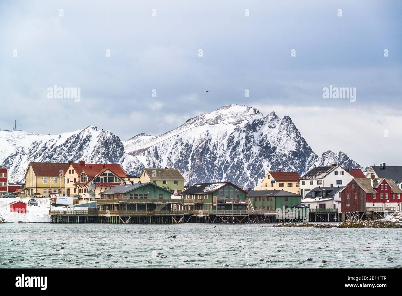 Andenes, Vesterålen, Norvegia Foto Stock