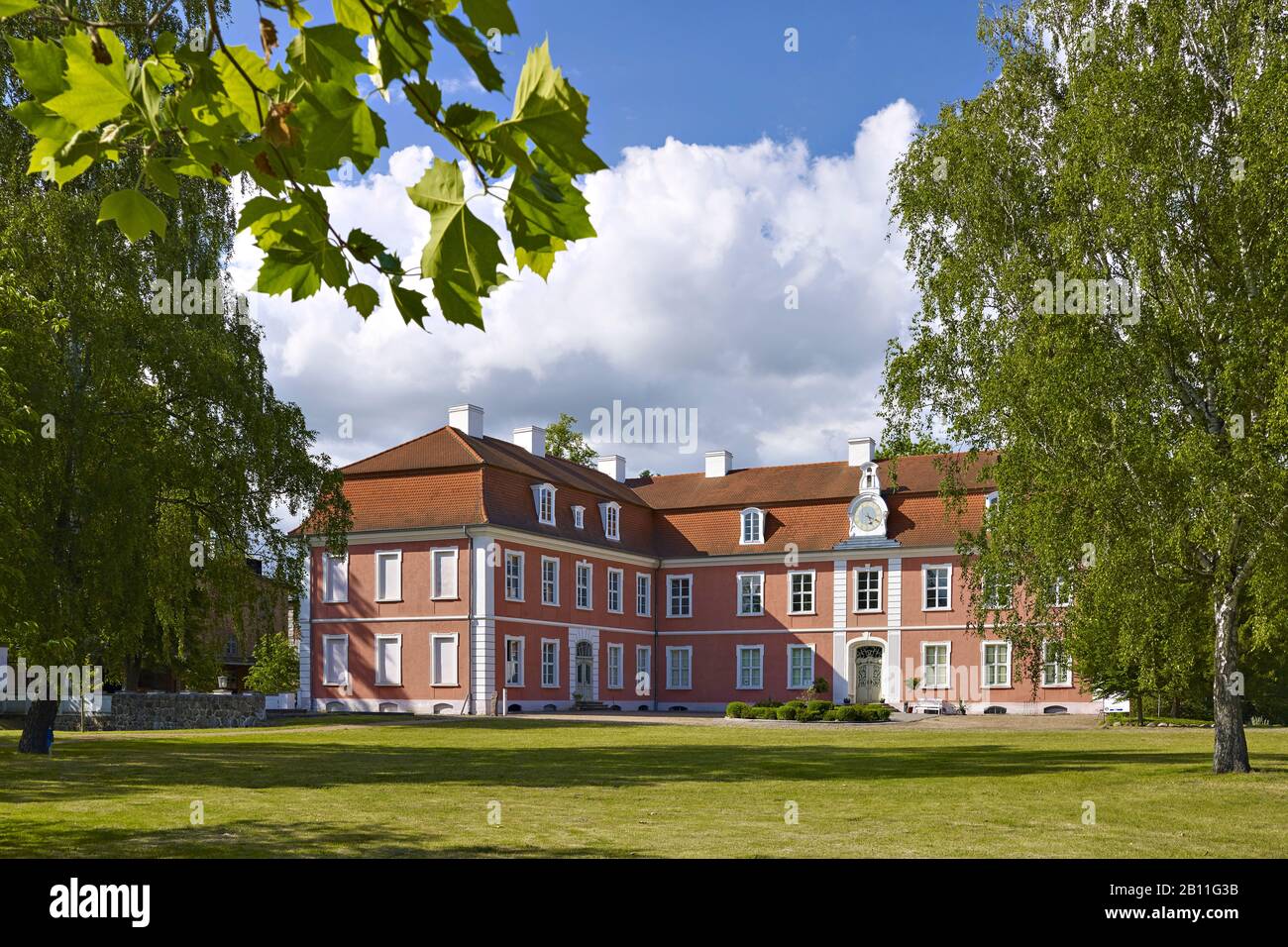 Museo Del Castello Gutshaus Schloss Wolfshagen, Prignitz, Brandenburg, Germania Foto Stock