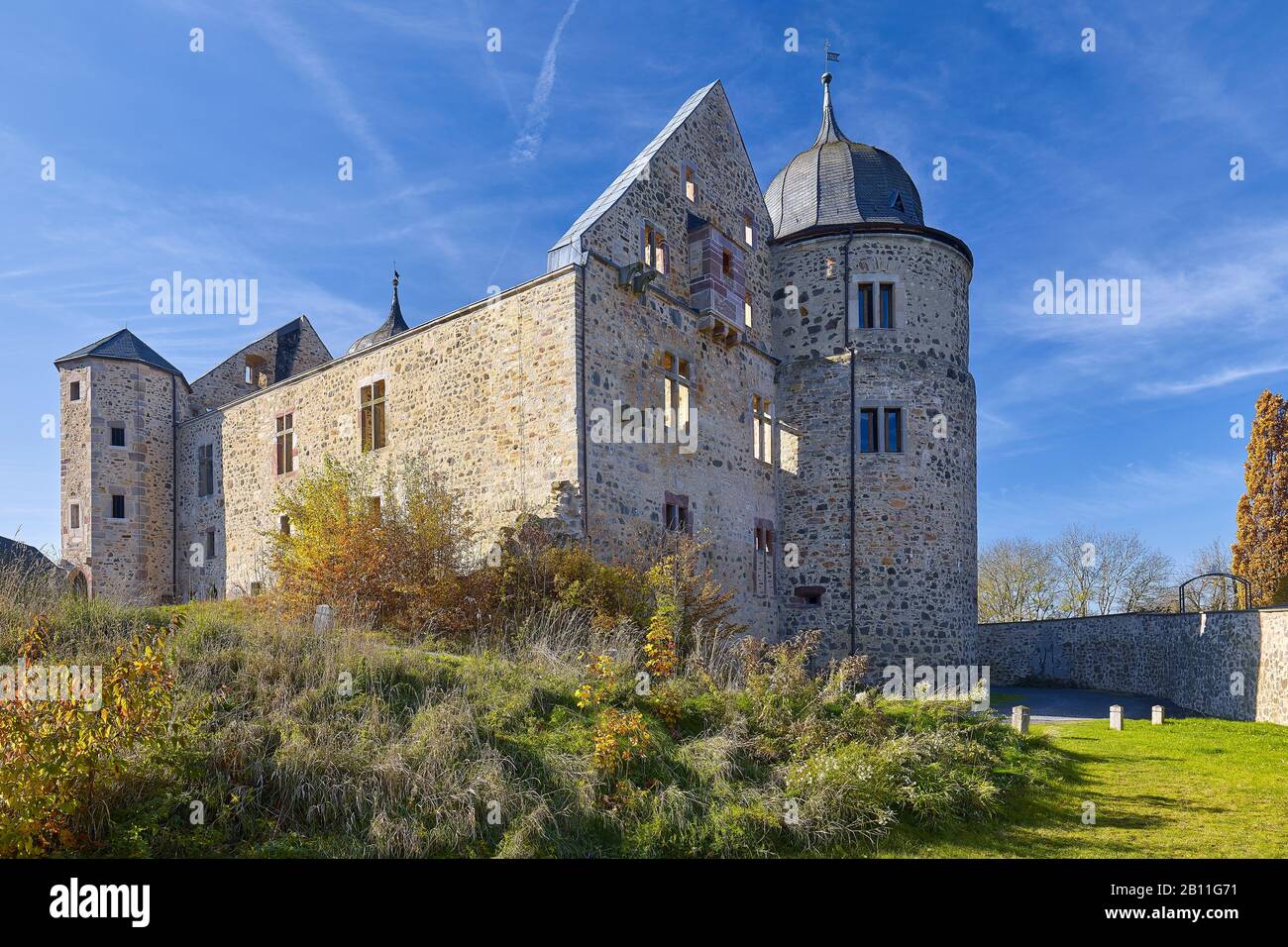 Sleeping Beauty Castle Sababurg, Hofgeismar, Assia, Germania Foto Stock