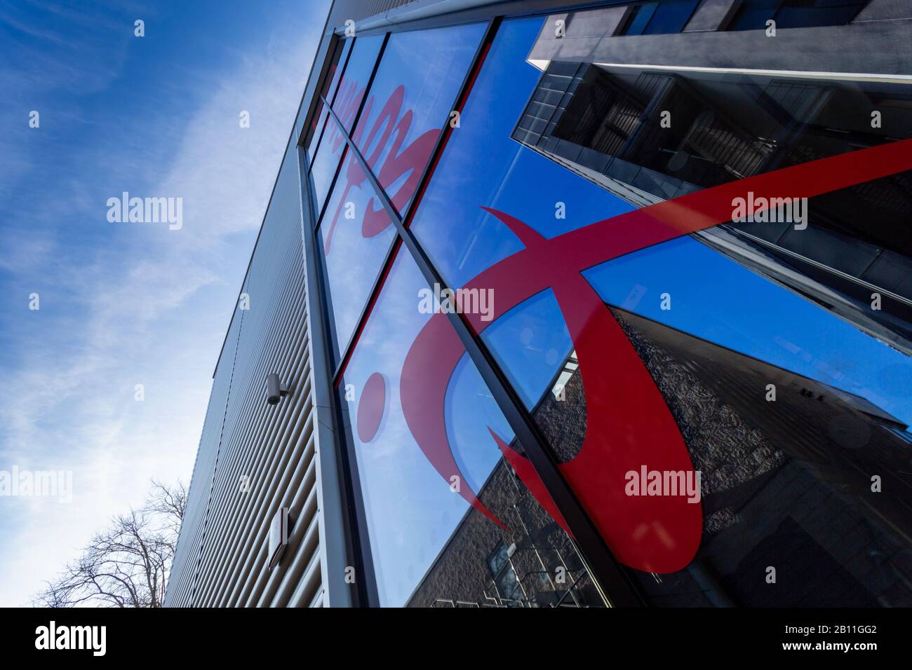 L'edificio Advance 2, il Dudley College of Technology, Dudley, West Midlands, Regno Unito Foto Stock