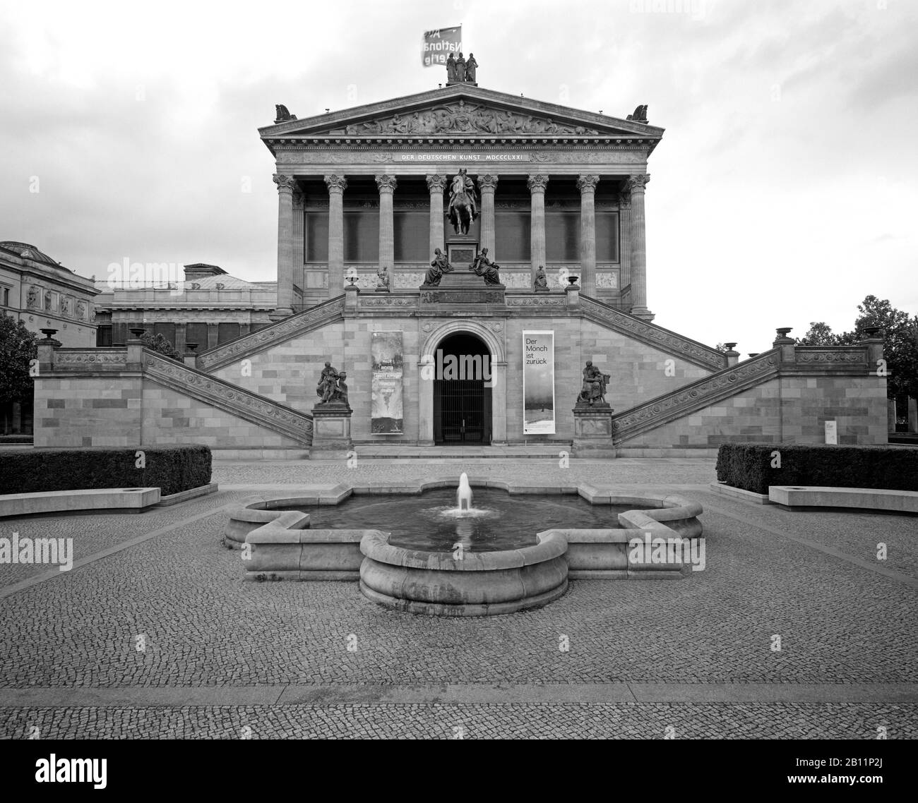 Vecchia Galleria Nazionale di Berlino, Germania Foto Stock