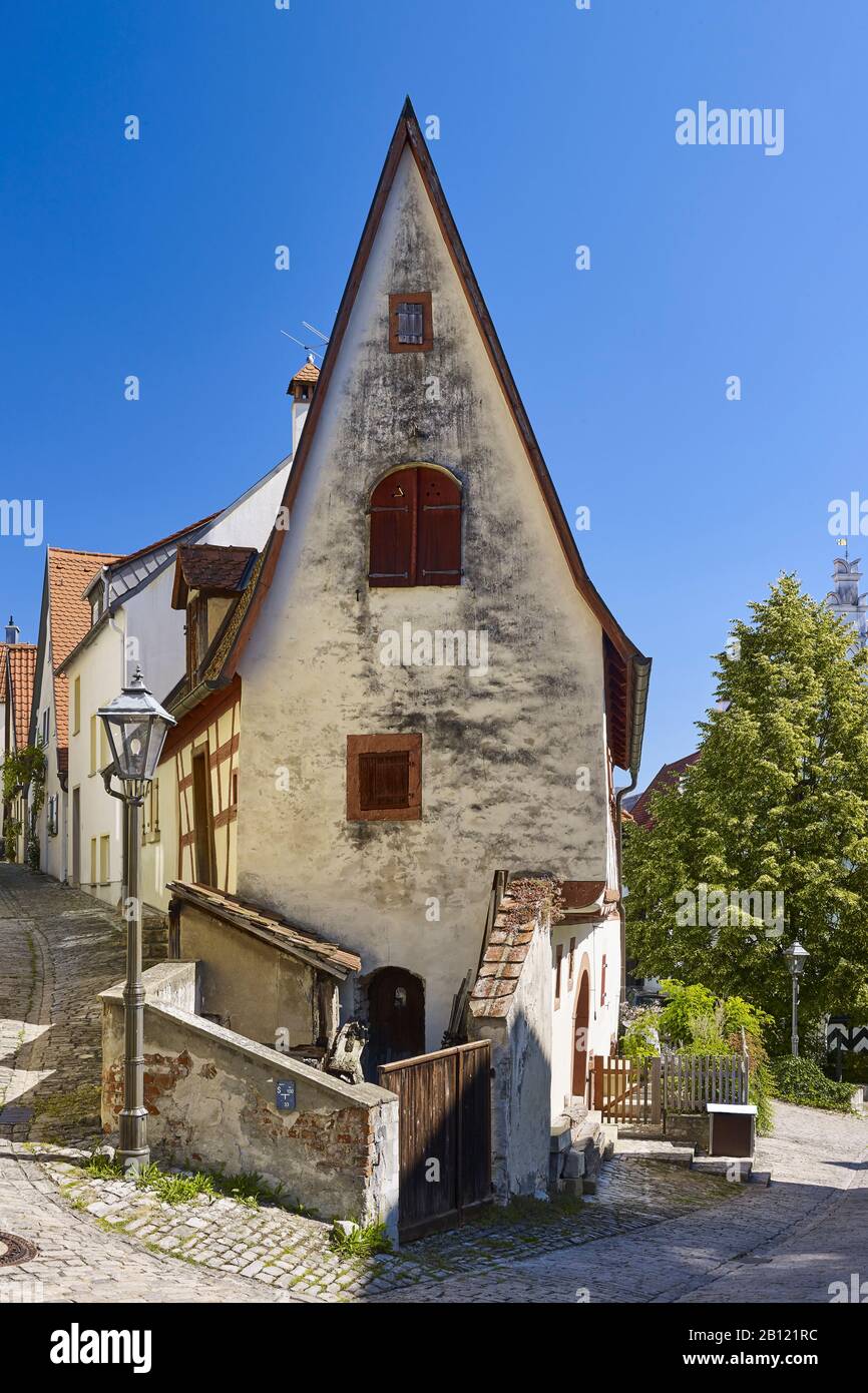 Winzerhäusle nel villaggio del vino Sulzfeld, Bassa Franconia, Baviera, Germania Foto Stock