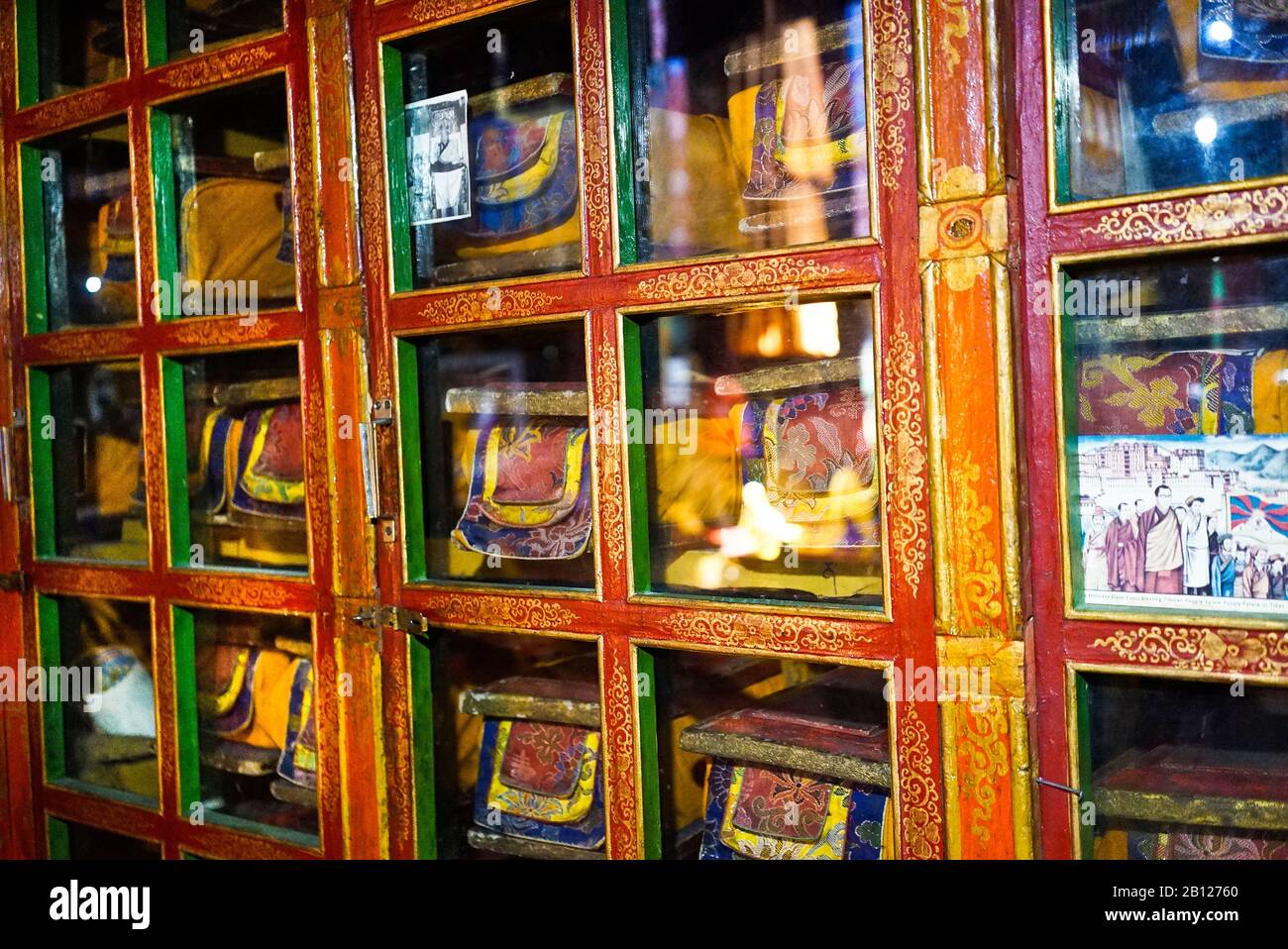 Likir o Klukhil monastero in Ladakh. Himalaya. India Foto Stock