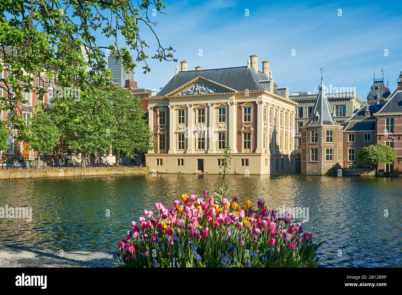 Il Mauritshuis a Binnenhof a L'Aia, Olanda meridionale, Paesi Bassi, Benelux Foto Stock