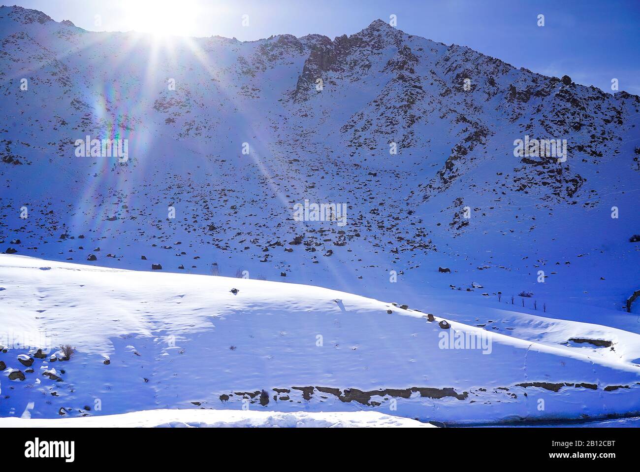 Valle di Ulley. Ladakh, Himalaya. India Foto Stock