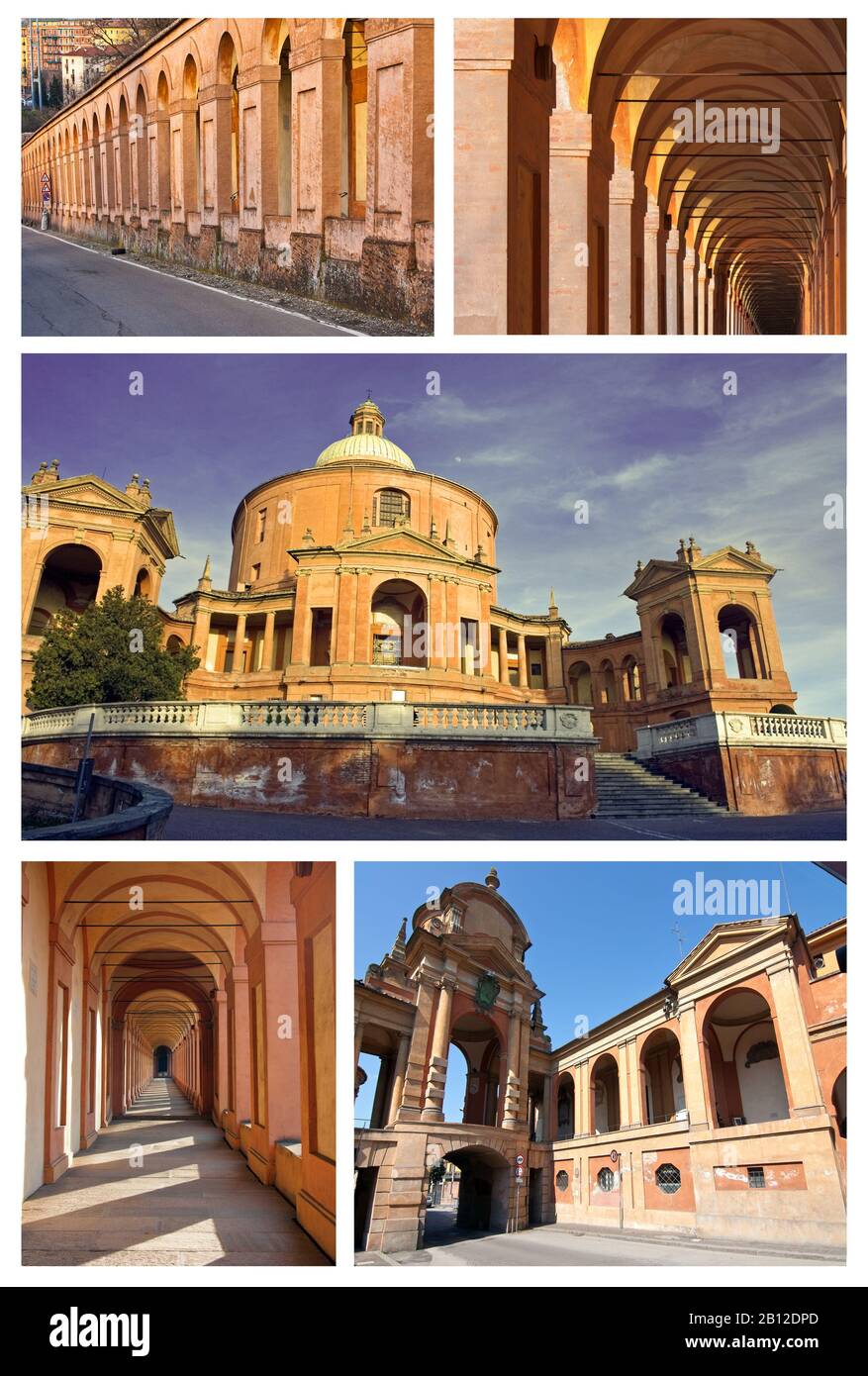 collage di san luca - emilia romagna - bologna, italia Foto Stock