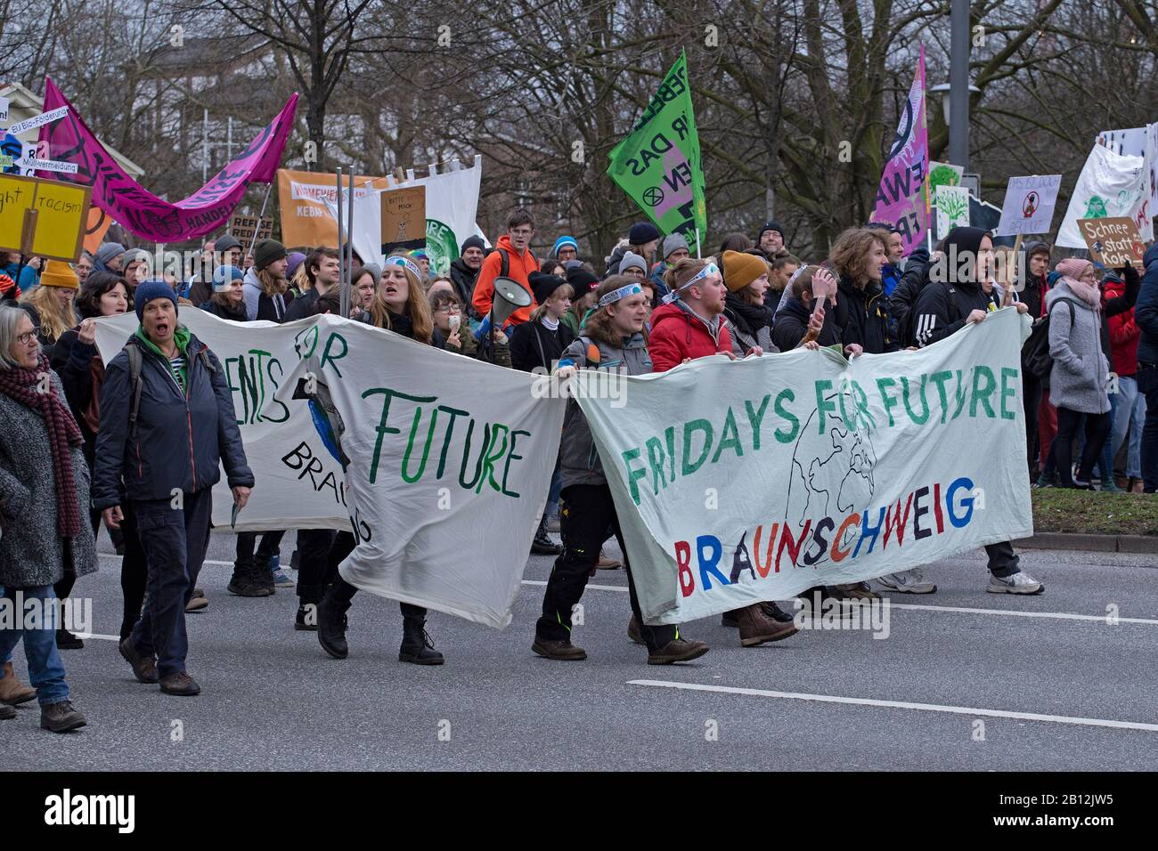 Venerdì per la Futura dimostrazione ad Amburgo, Germania, il 21 febbraio 2020 Foto Stock