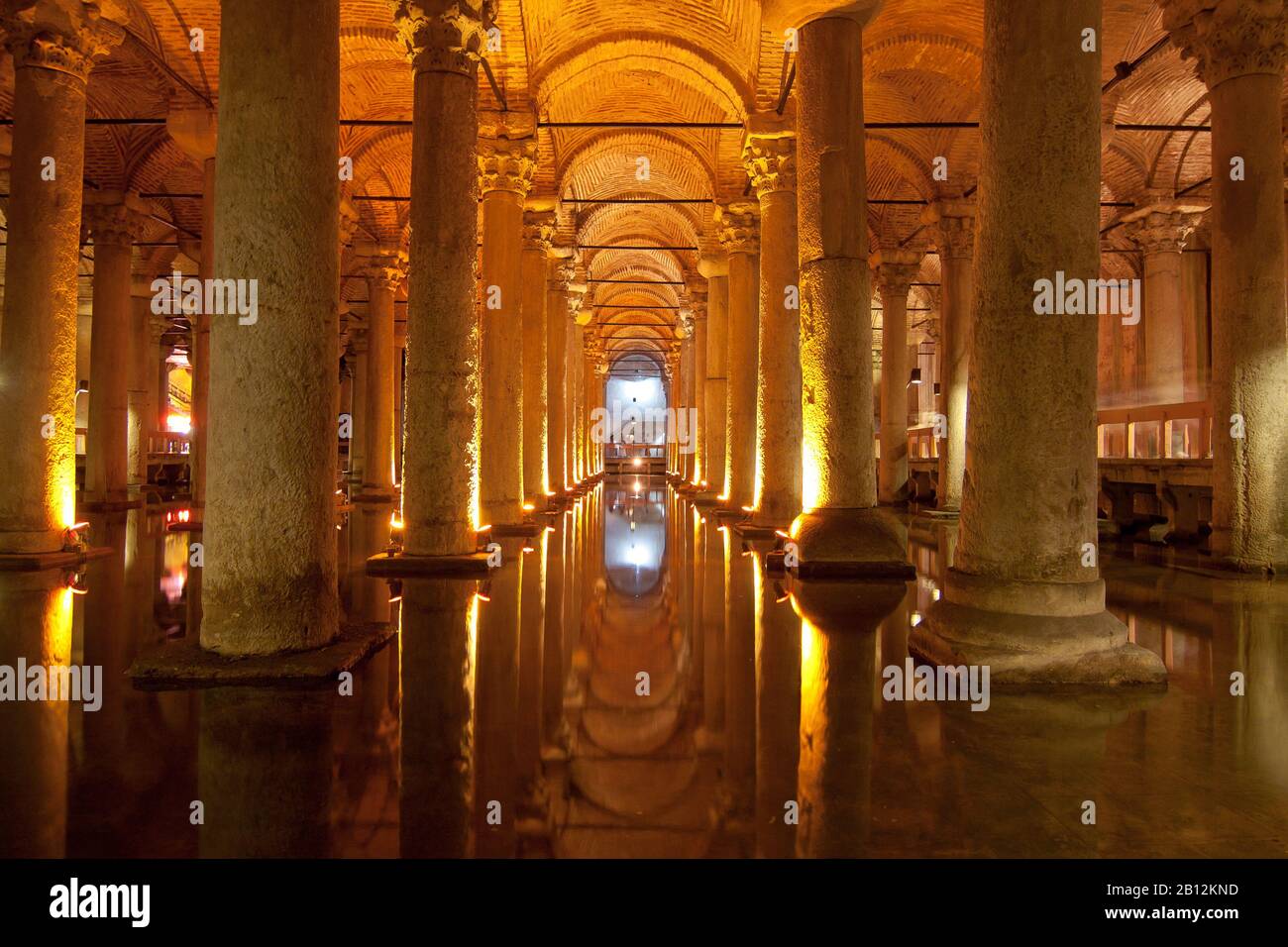 Basilica Cistern, Istanbul, Turchia Foto Stock