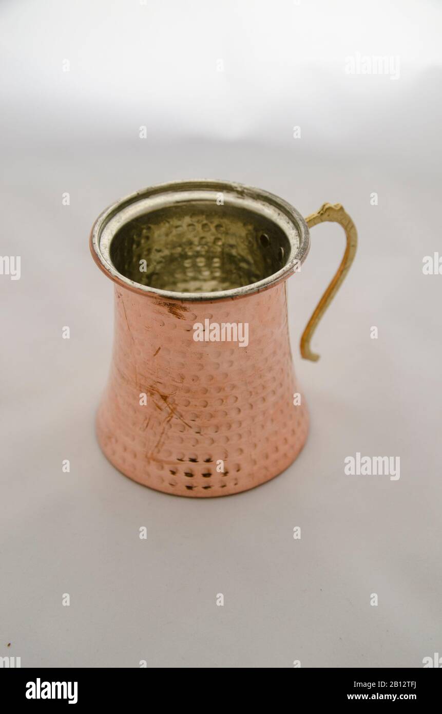 Tazza In Rame Puro Foto Stock