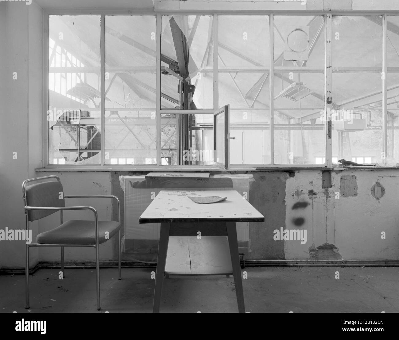 Ex ufficio in un laboratorio a Rudolstadt-Schwarza, Turingia, Germania Foto Stock