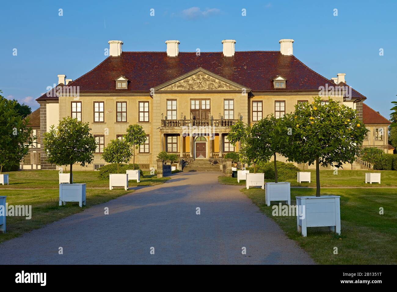 Oranienbaum Castello, Sassonia-Anhalt, Germania Foto Stock