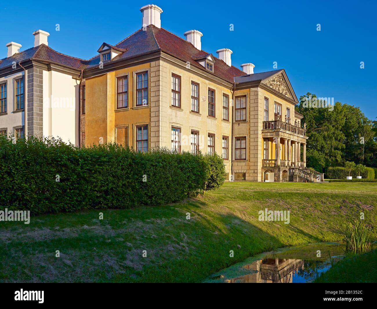 Oranienbaum Castello, Sassonia-Anhalt, Germania Foto Stock