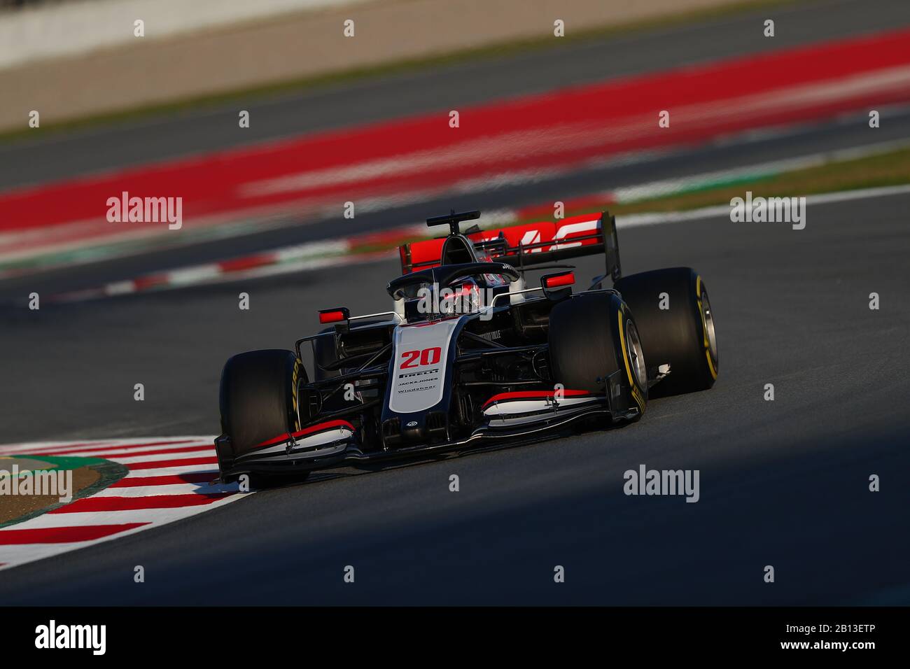 20 Kevin Magnussen, Haas F1 Team. GP d'Italia, campionato mondiale di Formula 1 2020, giornate invernali di test n. 1 2020 Barcellona, 19-21 febbraio 2020. Foto Stock