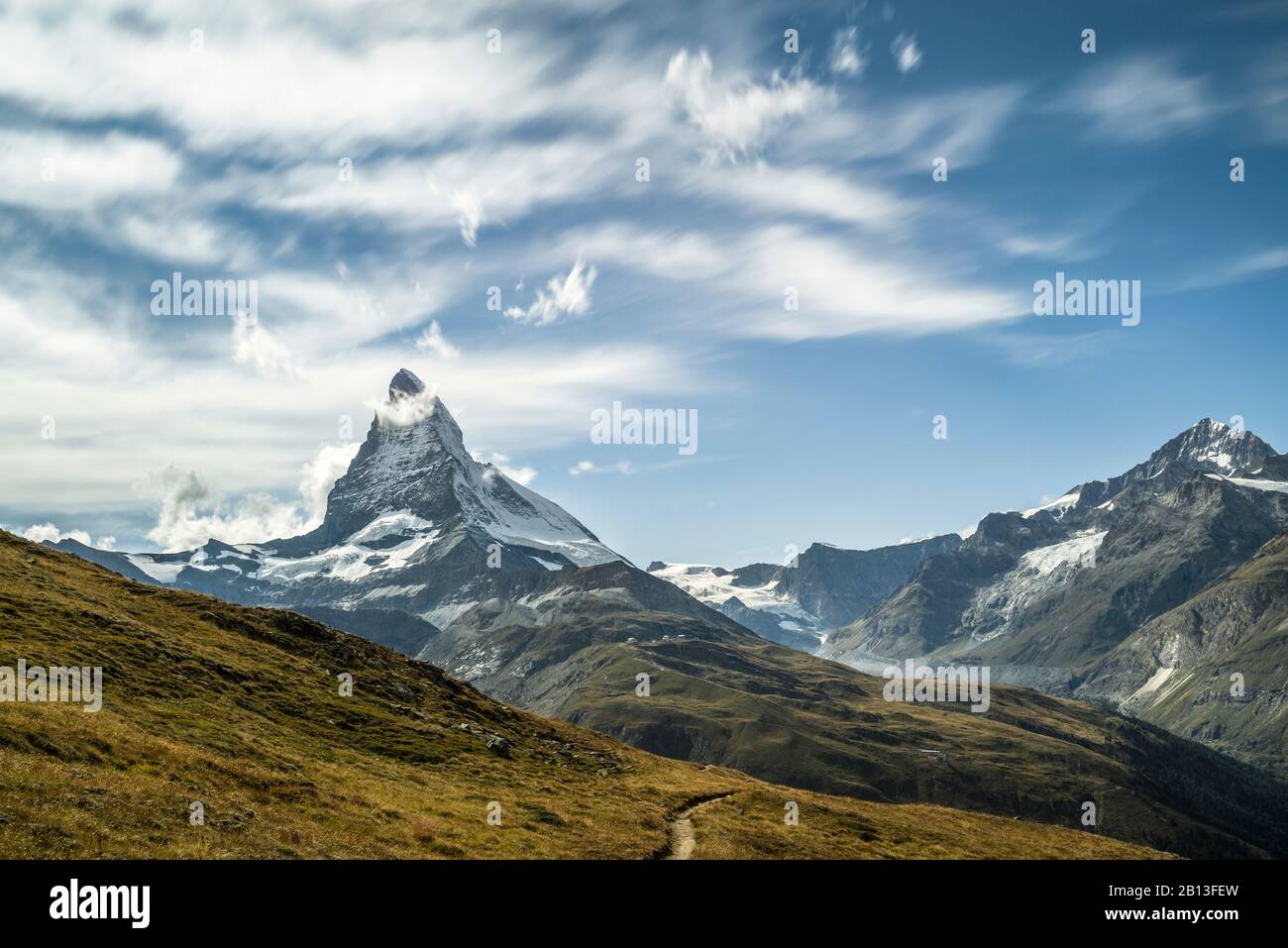 Vertice del Cervino, Svizzera Foto Stock