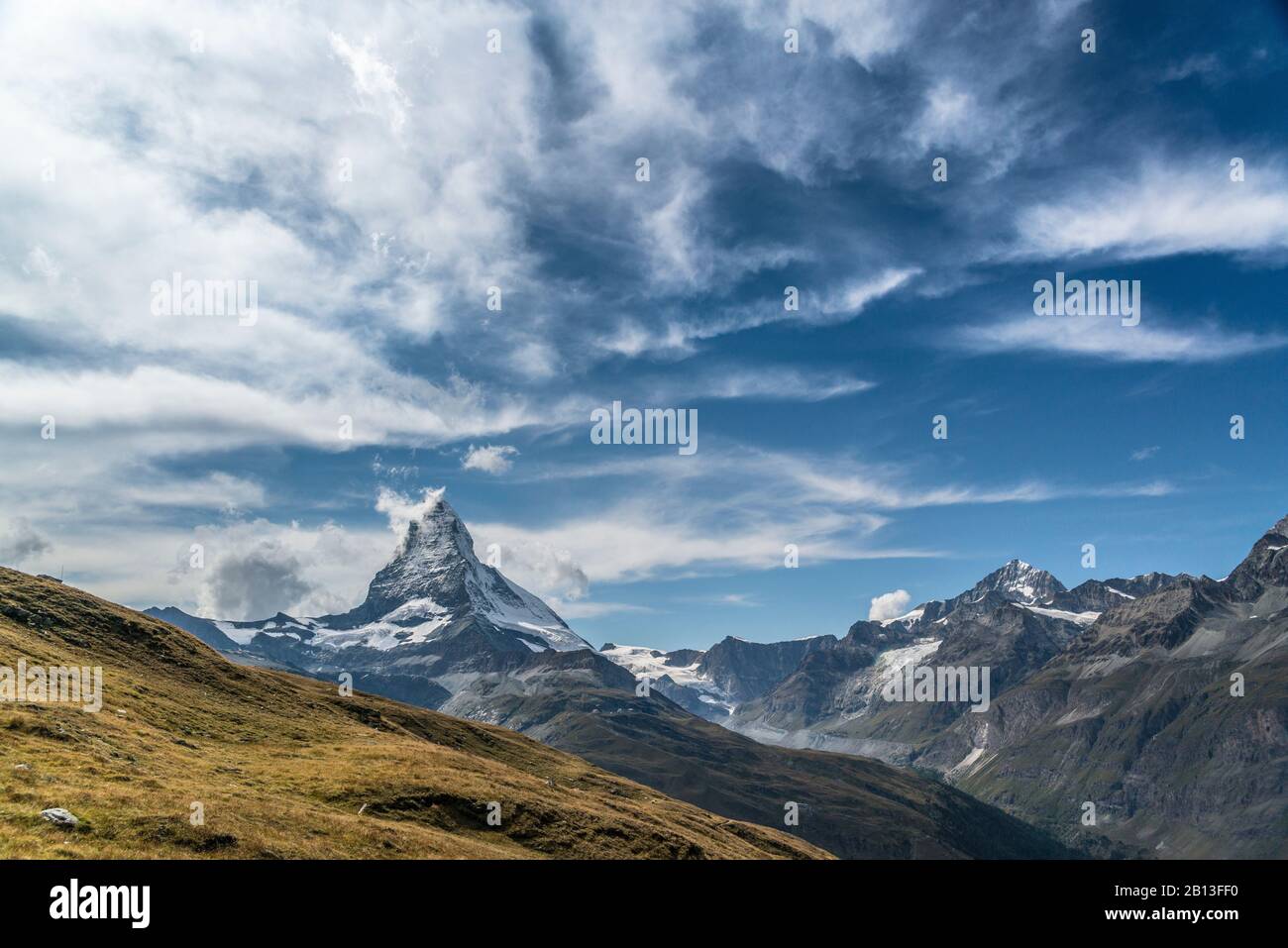 Cervino, Zermatt, Svizzera Foto Stock