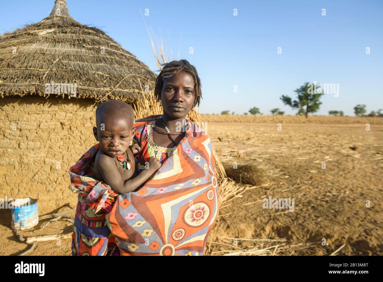 Fulani nomadi del Sahel, Burkina Faso Foto Stock