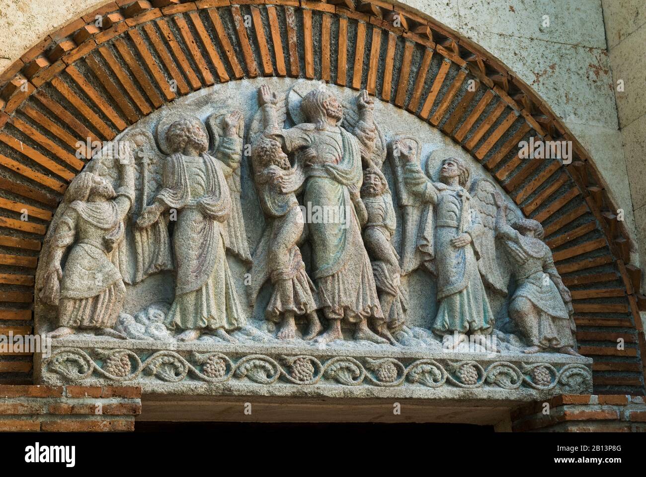 Allevia en la Sacra Catedral Ortodoxa Griega San Nicolás de Mira Foto Stock