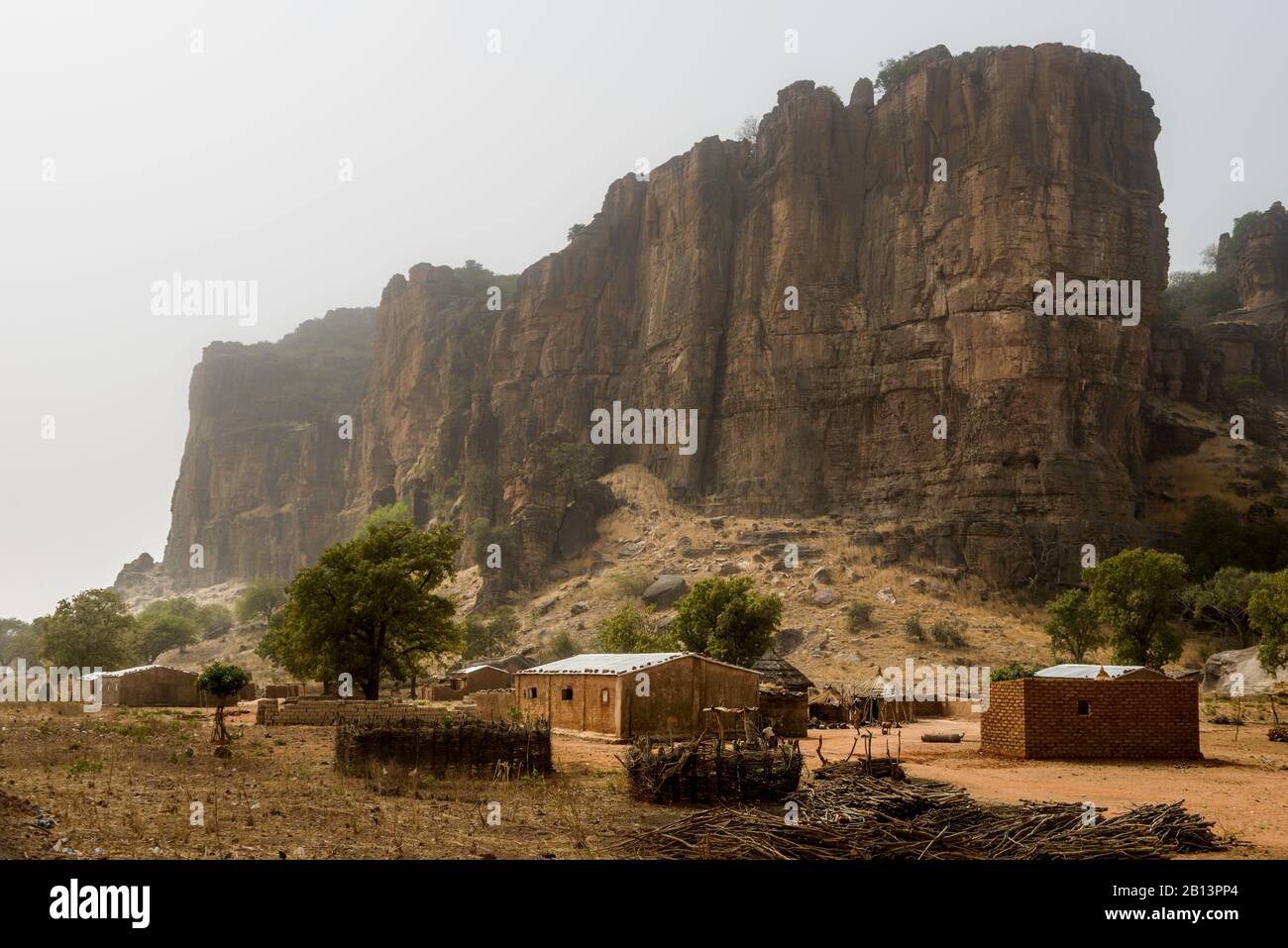 Vita di villaggio in Mali rurale. Foto Stock