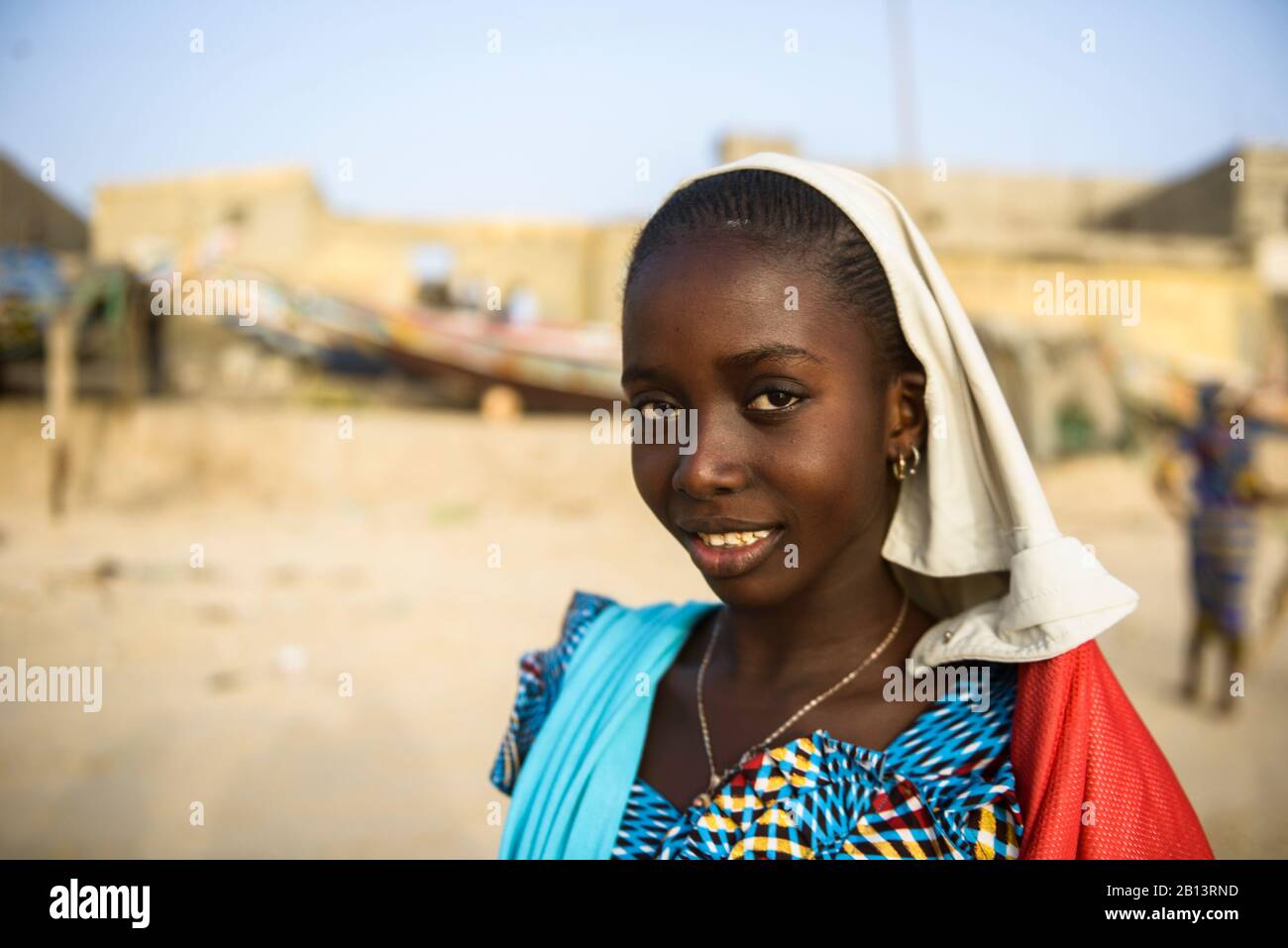 Portratis del popolo senegalese Foto Stock