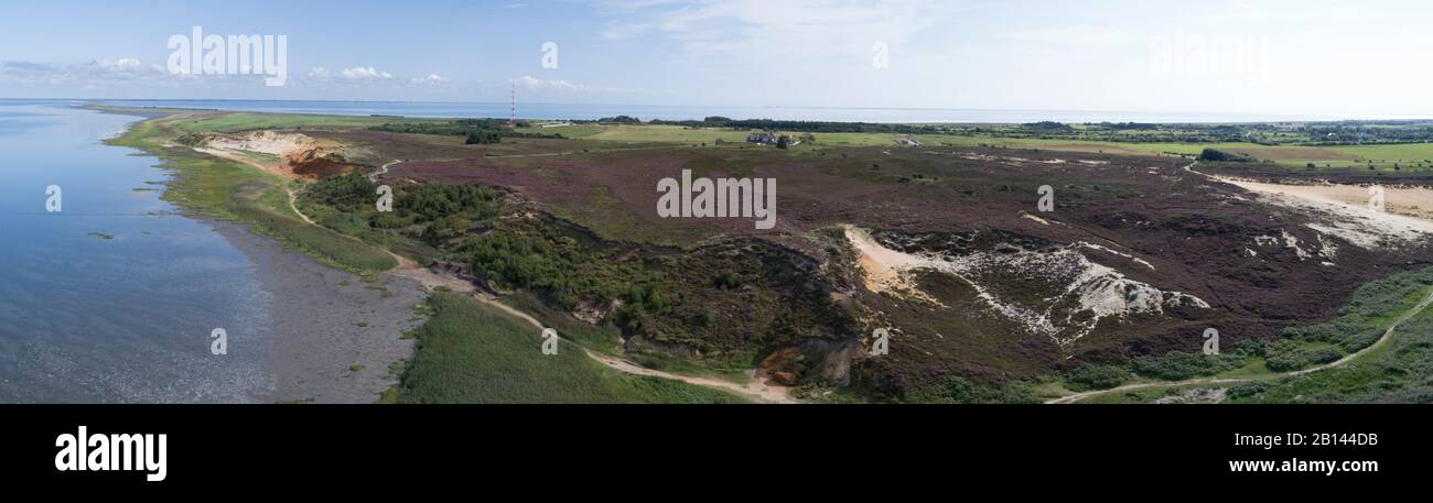 Le foto aeree di Sylt, Mare del Nord, Germania Foto Stock