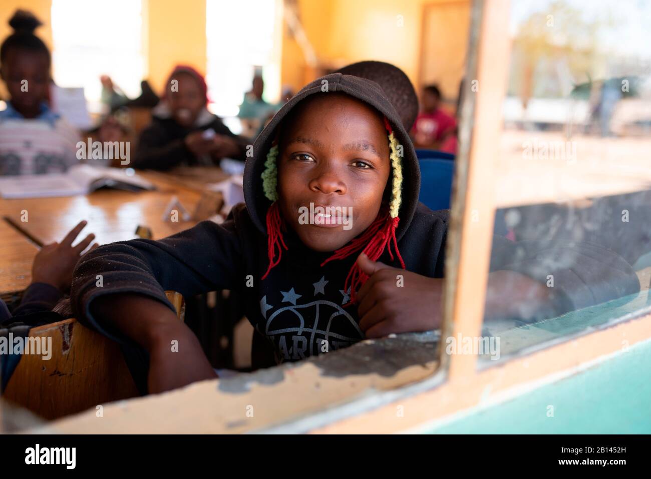 Bambini africani in una scuola Foto Stock
