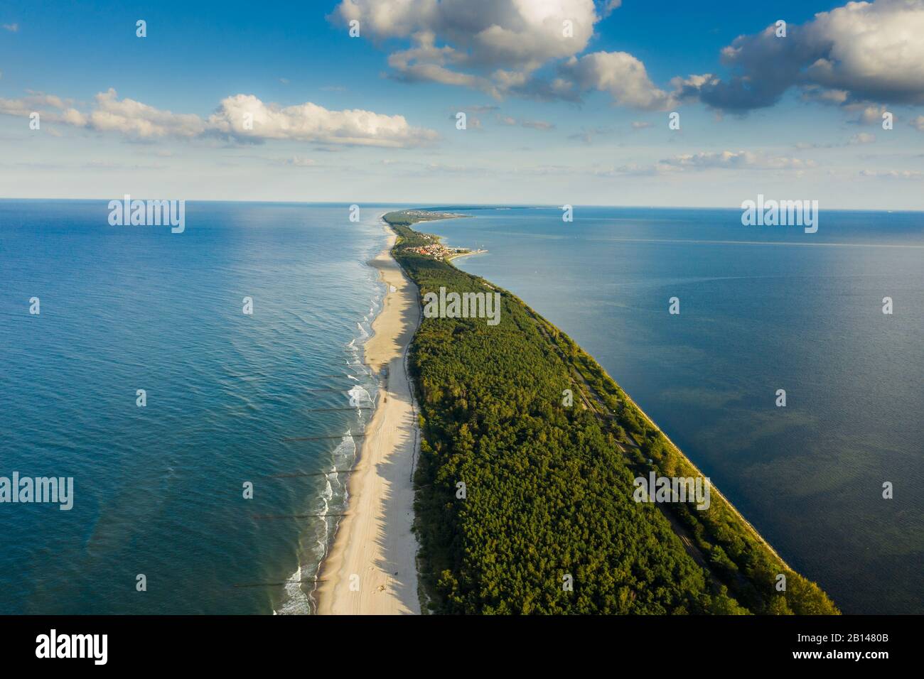 Penisola Di Hel Polonia (Mar Baltico) Foto Stock