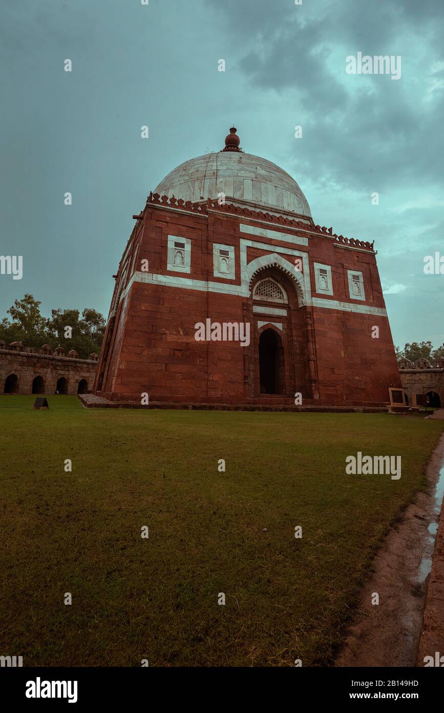 Mausoleo in India Foto Stock