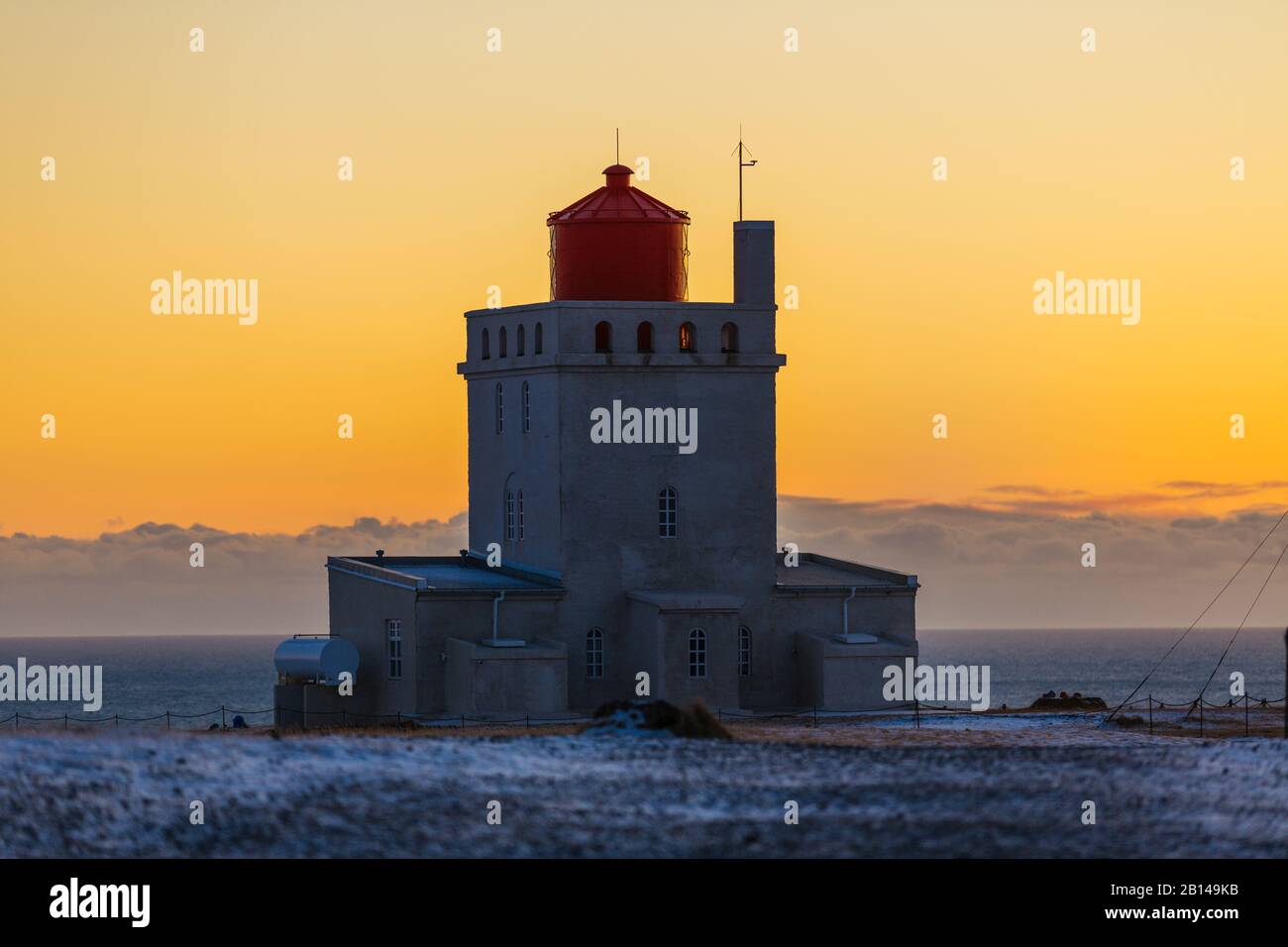 Islanda spiaggia nera Foto Stock