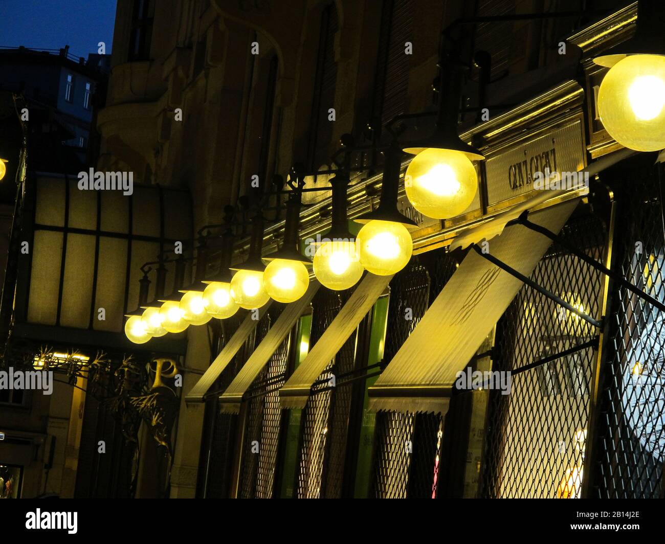 Via di Praga. Repubblica Ceca Foto Stock