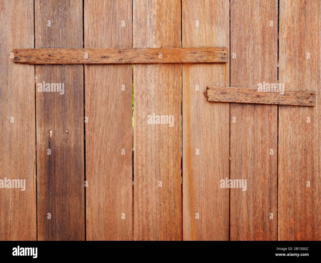 Vecchia struttura in legno di pallet per sfondo, tavole di legno. Sfondo per il tuo design Foto Stock