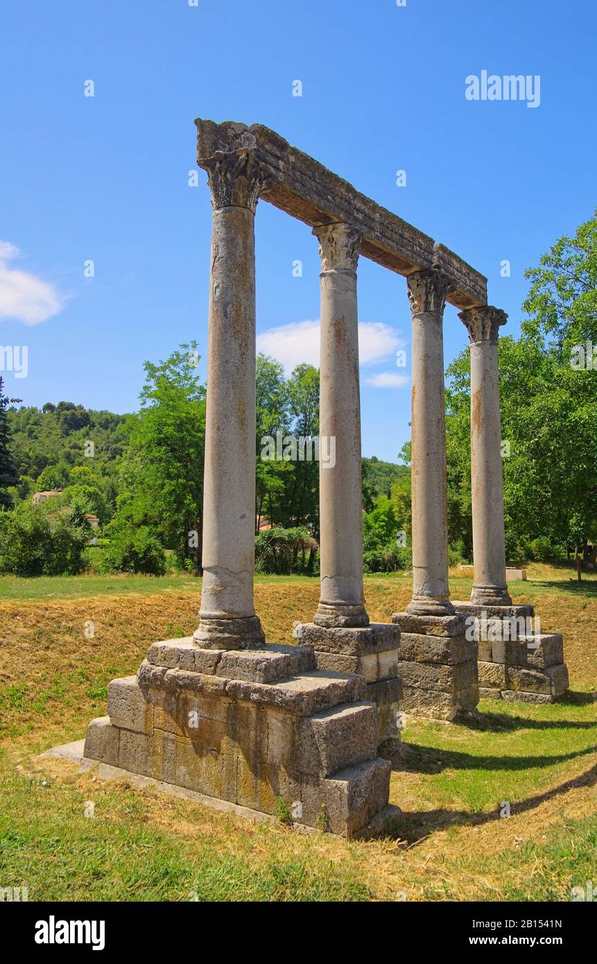 Riez roemischer Tempel - Riez tempio romano 01 Foto Stock
