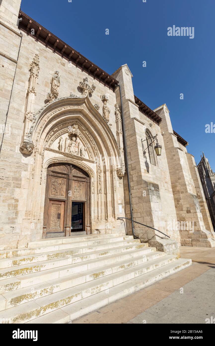 Chiesa di San Nicolás de Bari, nella città di Burgos, Spagna Foto Stock