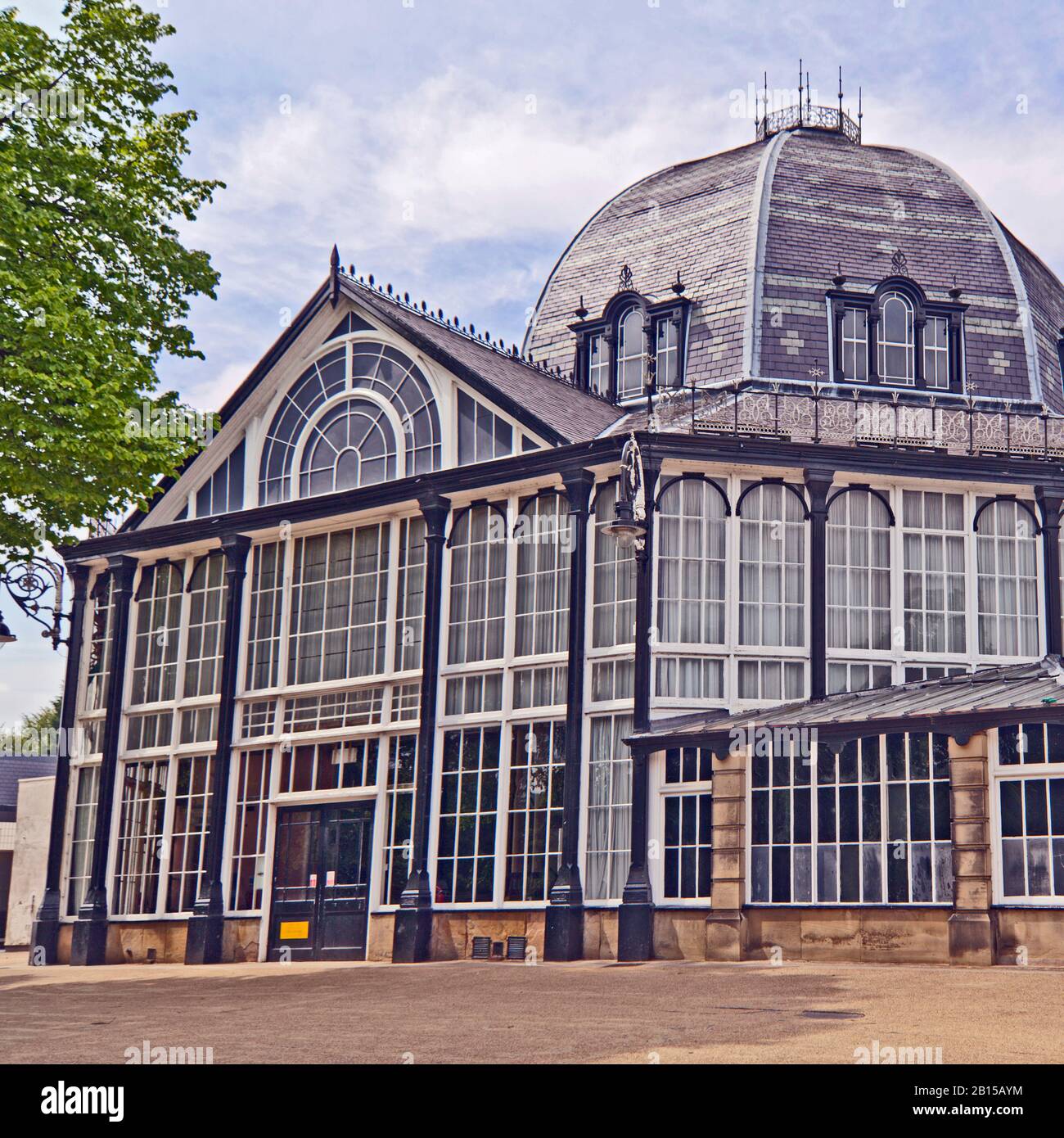 Buxton Octagon A Pavillion Gardens Buxton Foto Stock