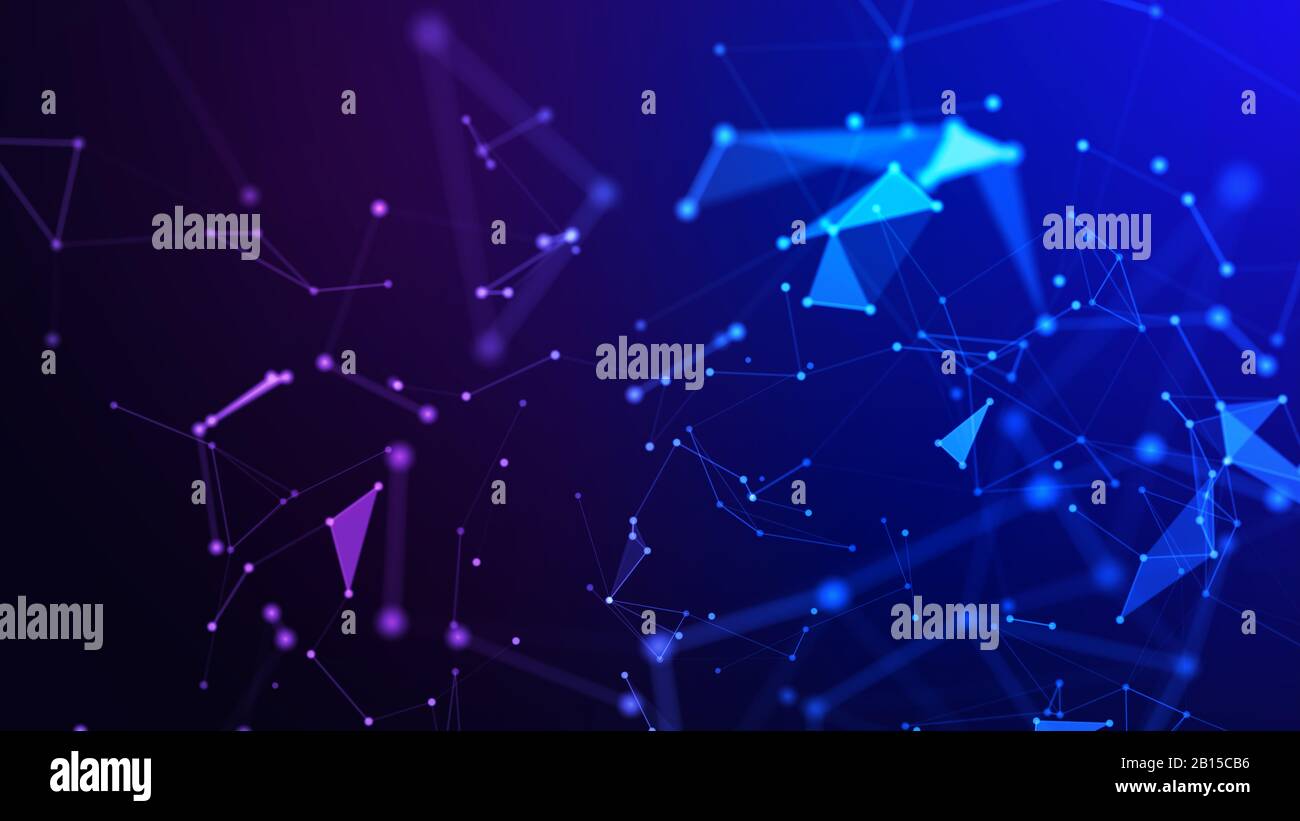 Concetto di rete, di comunicazione di internet. 3d'illustrazione. Foto Stock