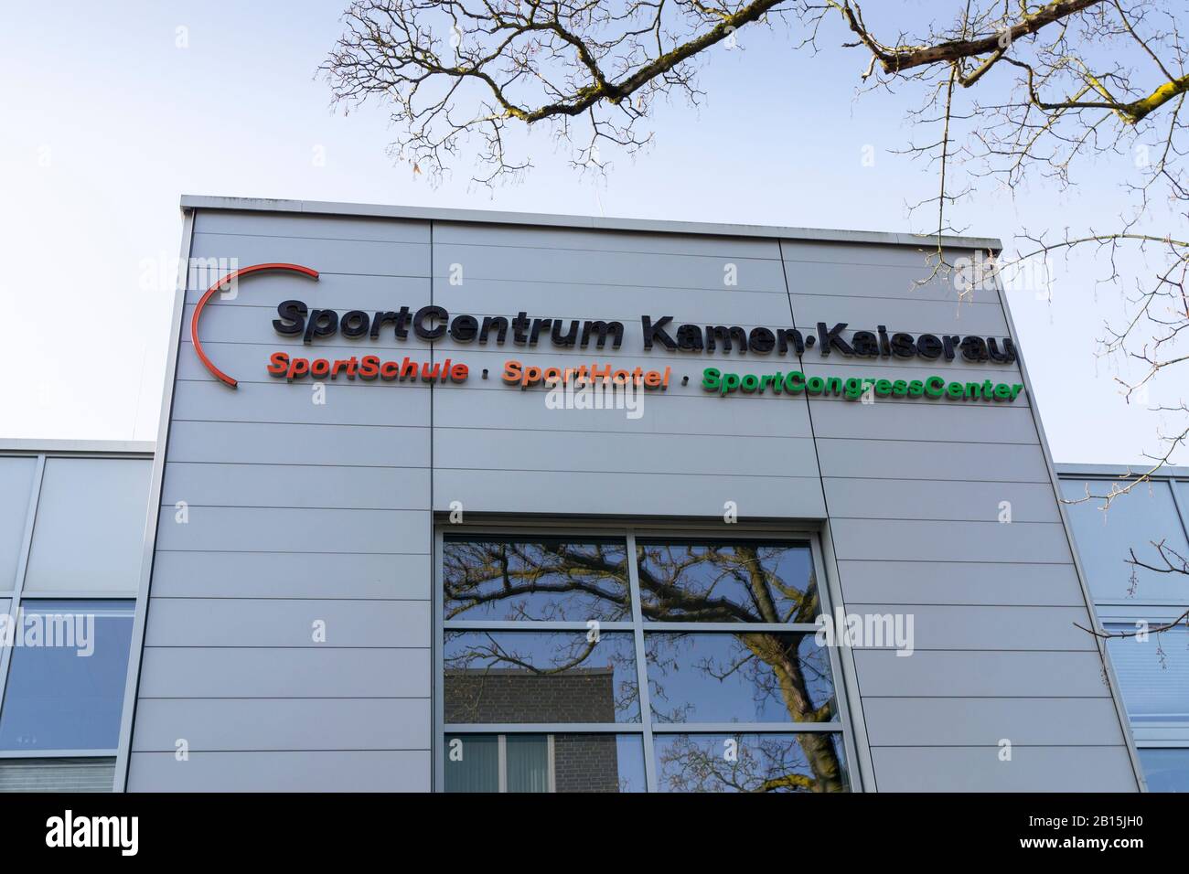 Centro Sportivo, Kamen, Zona Della Ruhr, Renania Settentrionale-Vestfalia, Germania, Europa Foto Stock