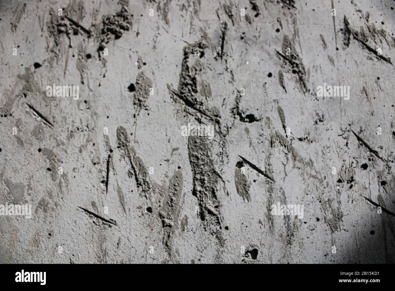 Una bella carta da parati in cemento e grigio con una diversa vista angolare Foto Stock