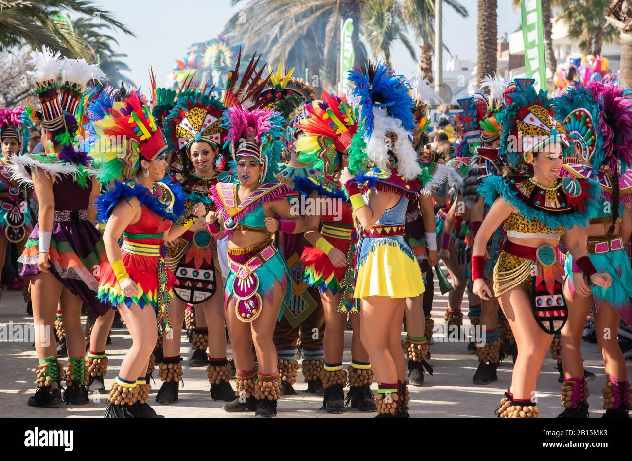 SITGES BARCELONA 2020/ CARNAVAL DE SITGES RÚA INFANTIL 23/02/200 Foto Stock