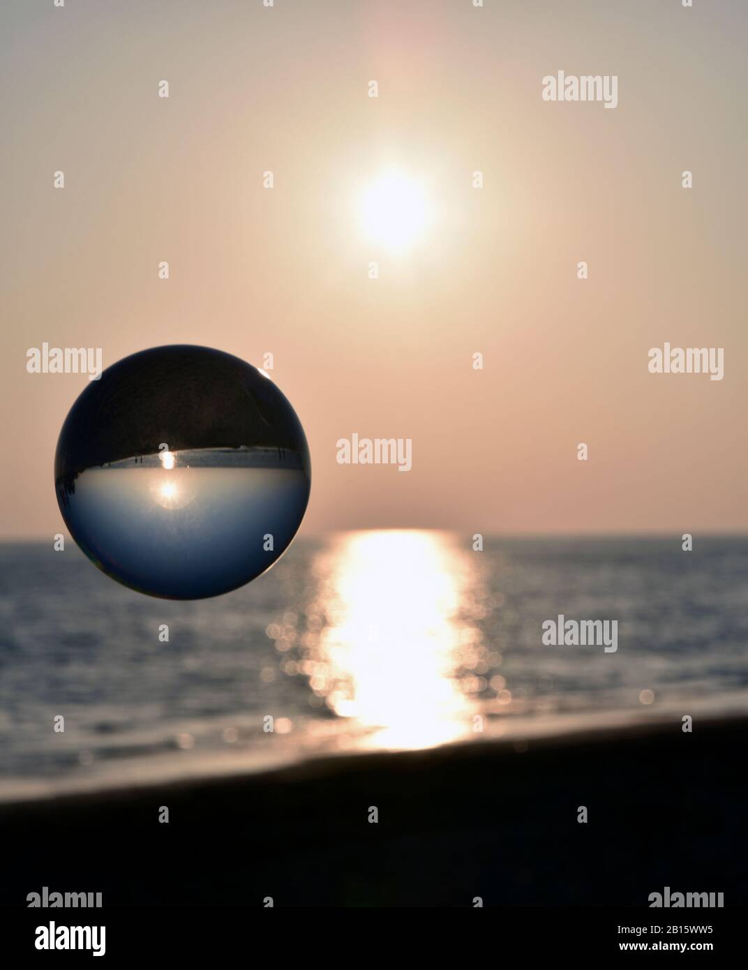 Fotografia di Lenseball Foto Stock