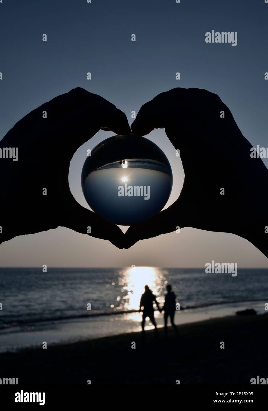 Fotografia di Lenseball Foto Stock
