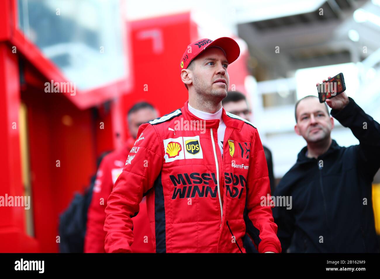 Sebastian Vettel, Scuderia Ferrari. Formula 1 World Championship 2020, Winter testing Days 1 2020 Barcelona, 19-21 febbraio 2020. Foto Stock