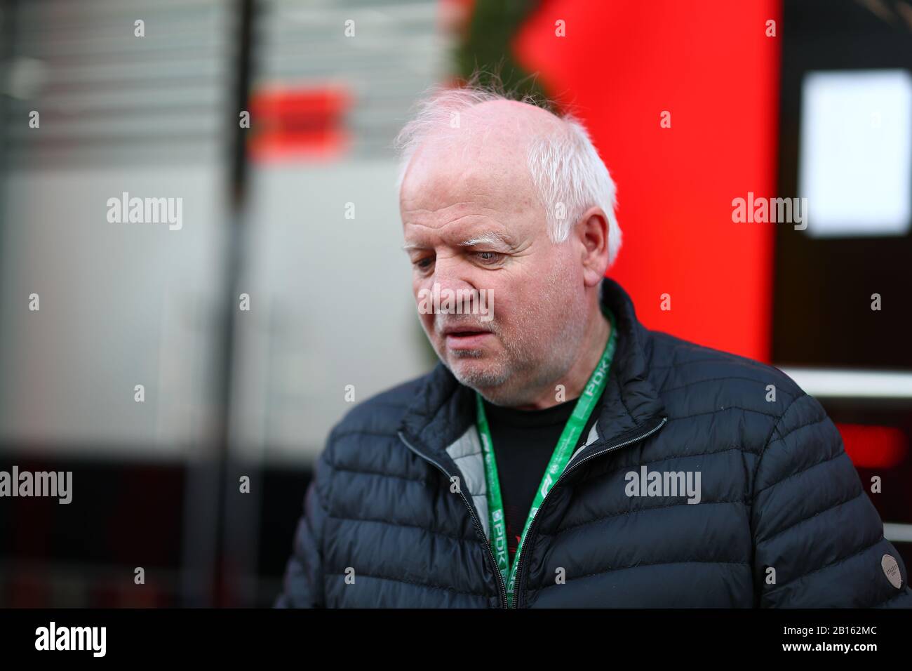 Norbert Vettel padre di Sebastian Vettel; campionato del mondo di Formula 1 2020, giornate di test invernali n° 1 2020 Barcellona, 19-21 febbraio 2020. Foto Stock