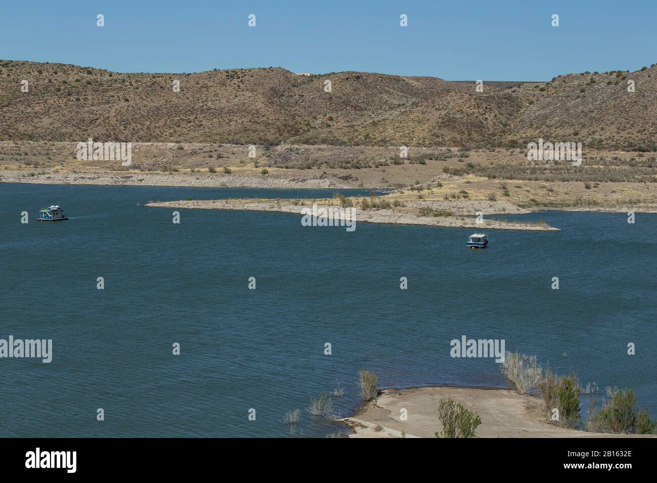 È una riserva sul Rio Grand River. È il più grande lago artificiale 8th negli Stati Uniti. È stato costruito come parte del progetto Rio Grande per fornire irrigazione t Foto Stock