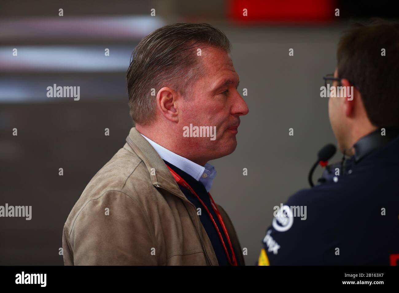 Jos Verstappen padre di Max Verstappen Formula 1 World Championship 2020, Winter testing Days 1 2020 Barcelona, 19-21 febbraio 2020. Foto Stock