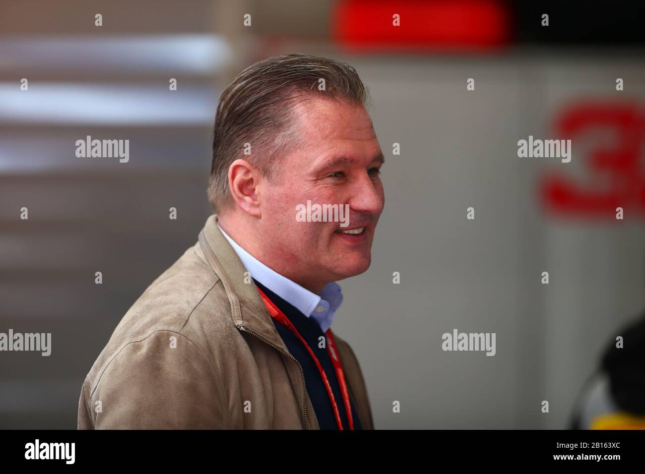 Jos Verstappen padre di Max Verstappen Formula 1 World Championship 2020, Winter testing Days 1 2020 Barcelona, 19-21 febbraio 2020. Foto Stock