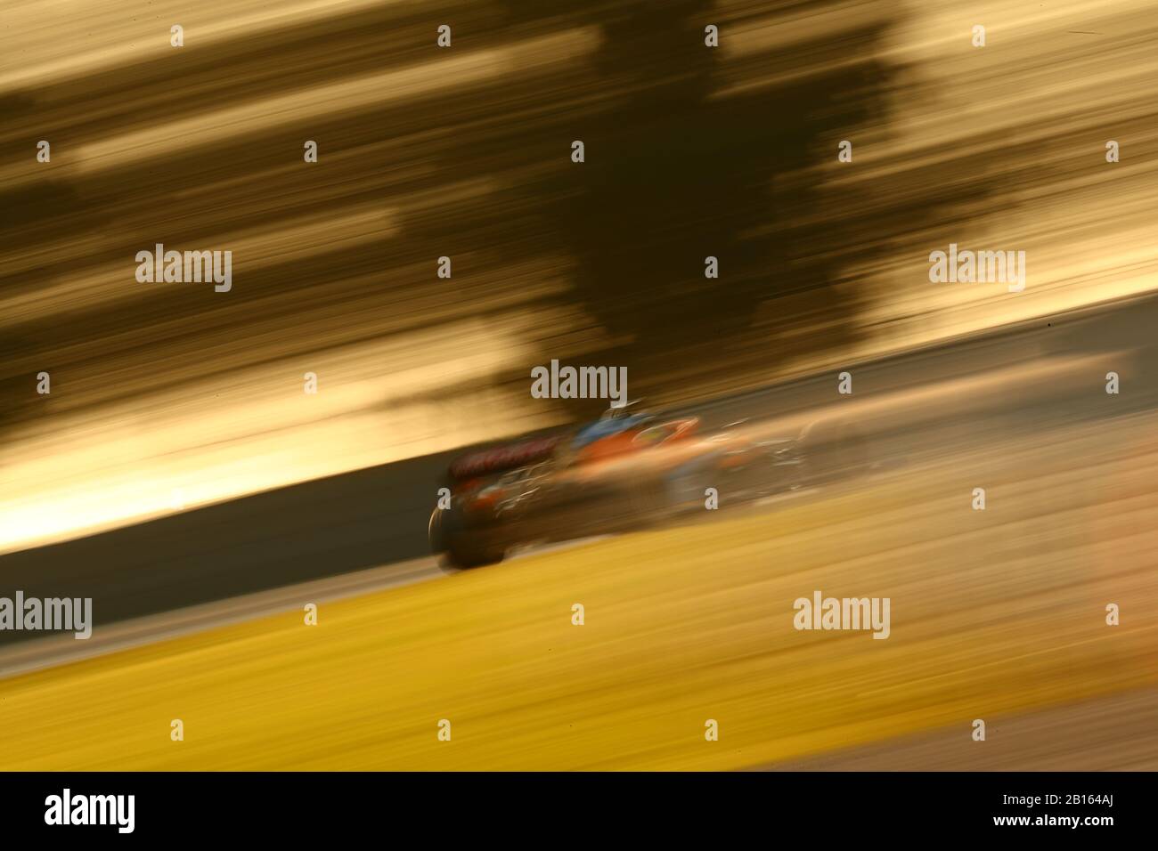 4 Lando Norris; Mclaren Renault. Formula 1 World Championship 2020, Winter testing Days 1 2020 Barcelona, 19-21 febbraio 2020. Foto Stock